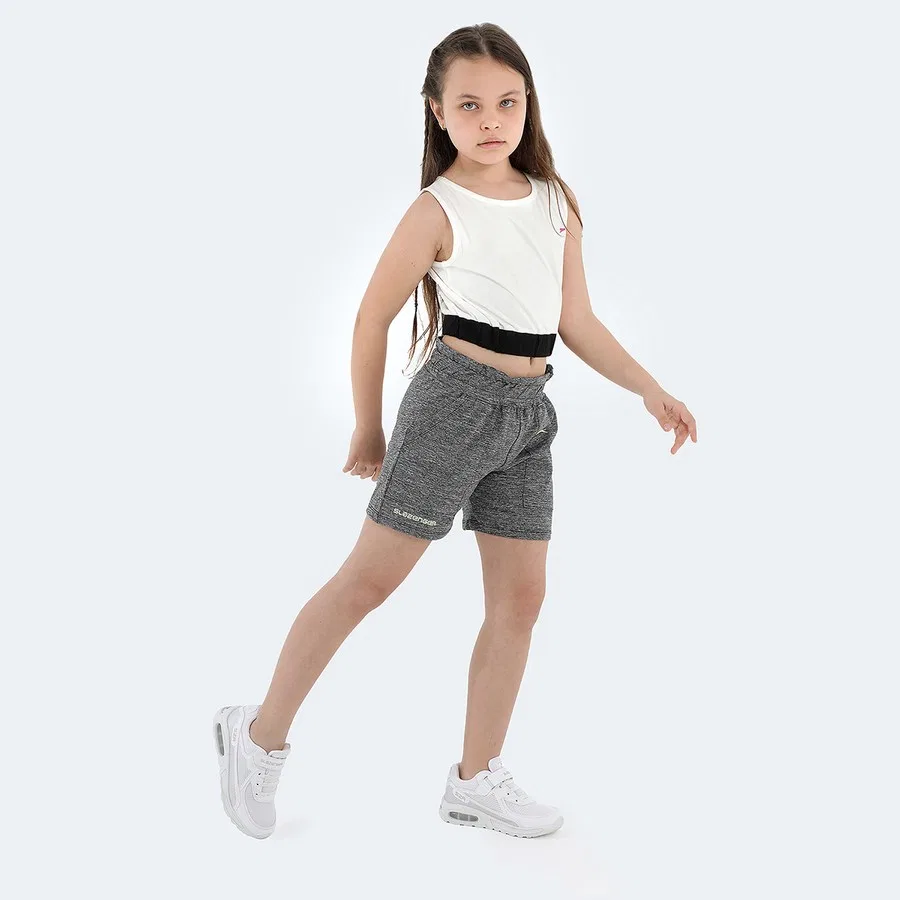 Шорты детские с карманами Slazenger Devraj, Темно-серый