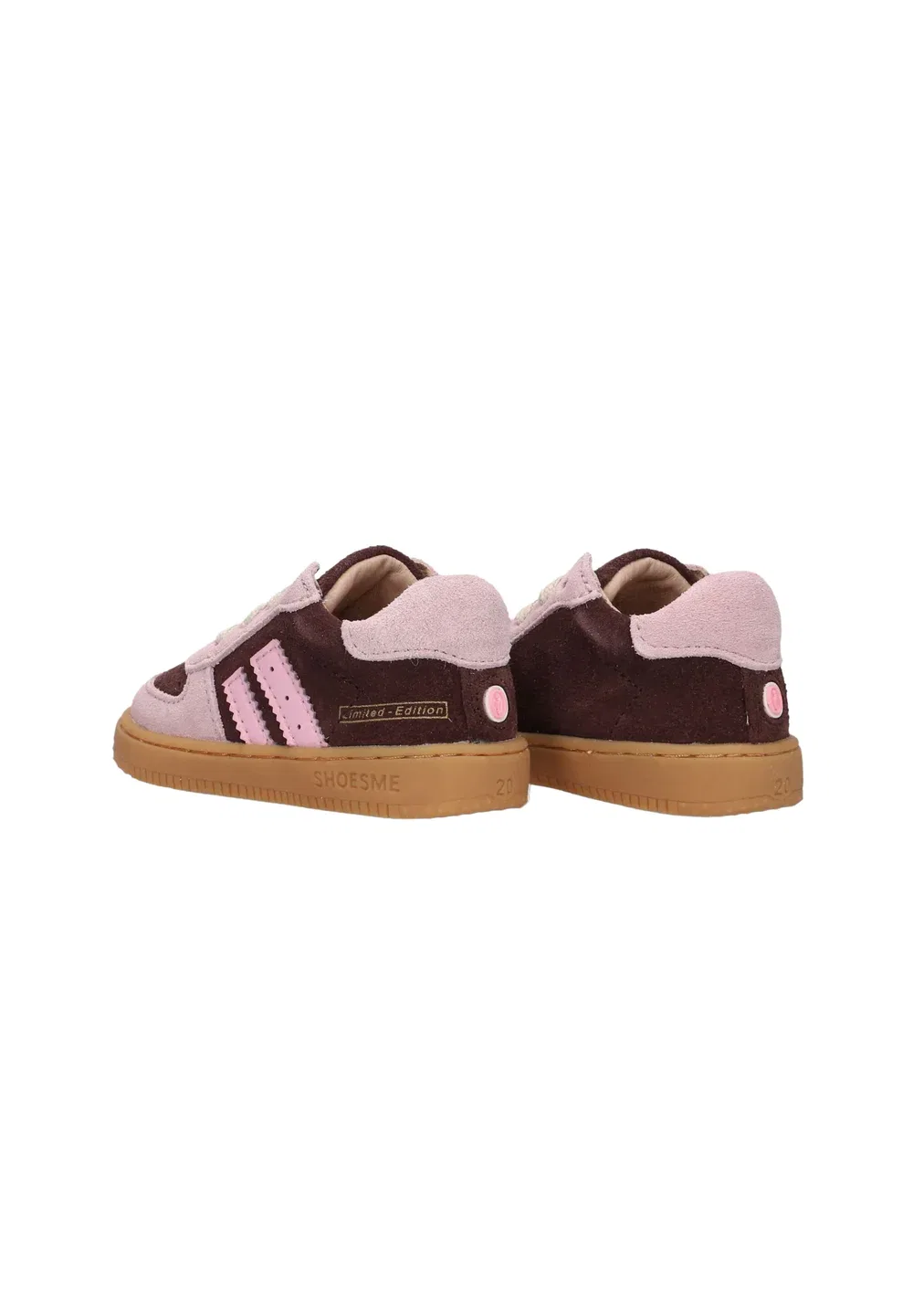 Кроссовки Meisjes lage bn26w002. - детская обувь Shoesme, Pink Brown — фото 4