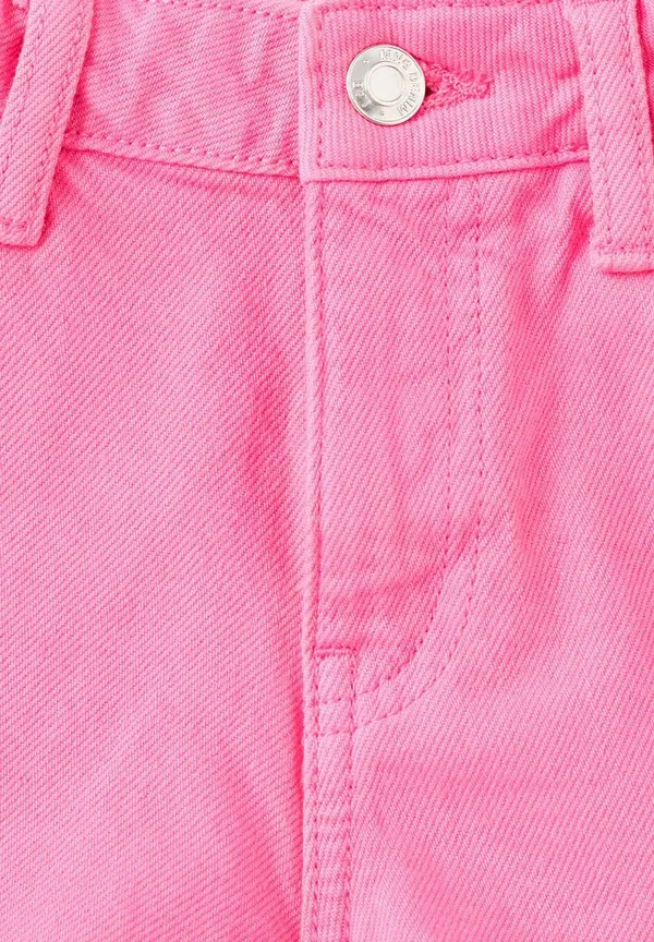 Детские джинсовые шорты Mango Kids, розовый — фото 4