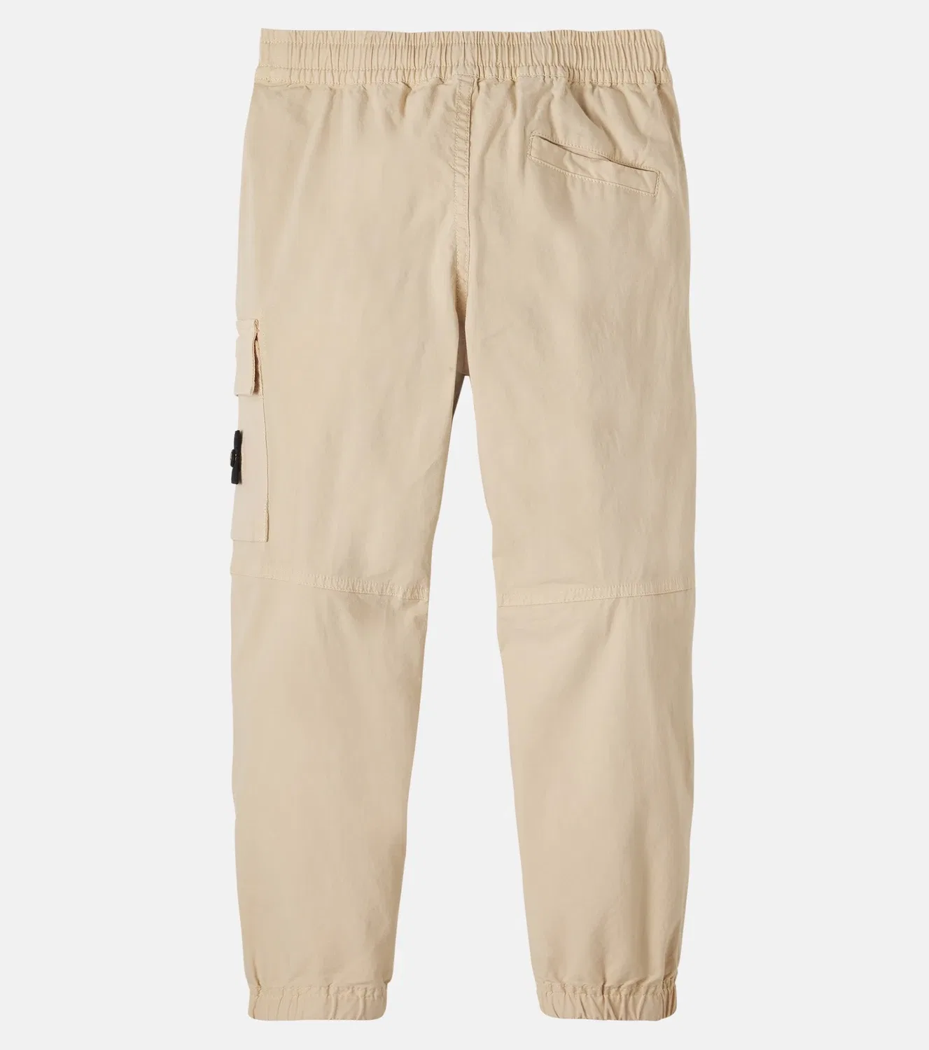 Брюки карго из смесового хлопка Stone Island Junior, бежевый — фото 2