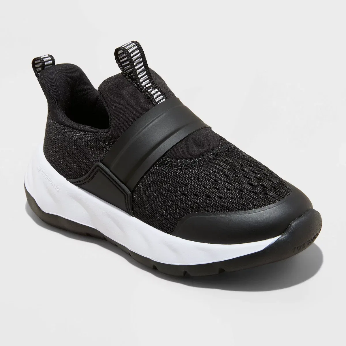 Детские кроссовки для девочек с технологией амортизации Dannie Slip-On All In Motion, Black