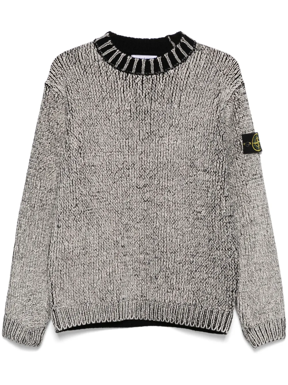 

Свитер с круглым вырезом Stone Island, черный