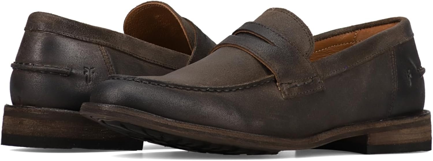 

Мокасины для мужчин Frye Tyler Flex Penny - премиальная кожа, комфортная посадка, универсальный стиль, прочная подошва, от повседневного до формального, шоколадный