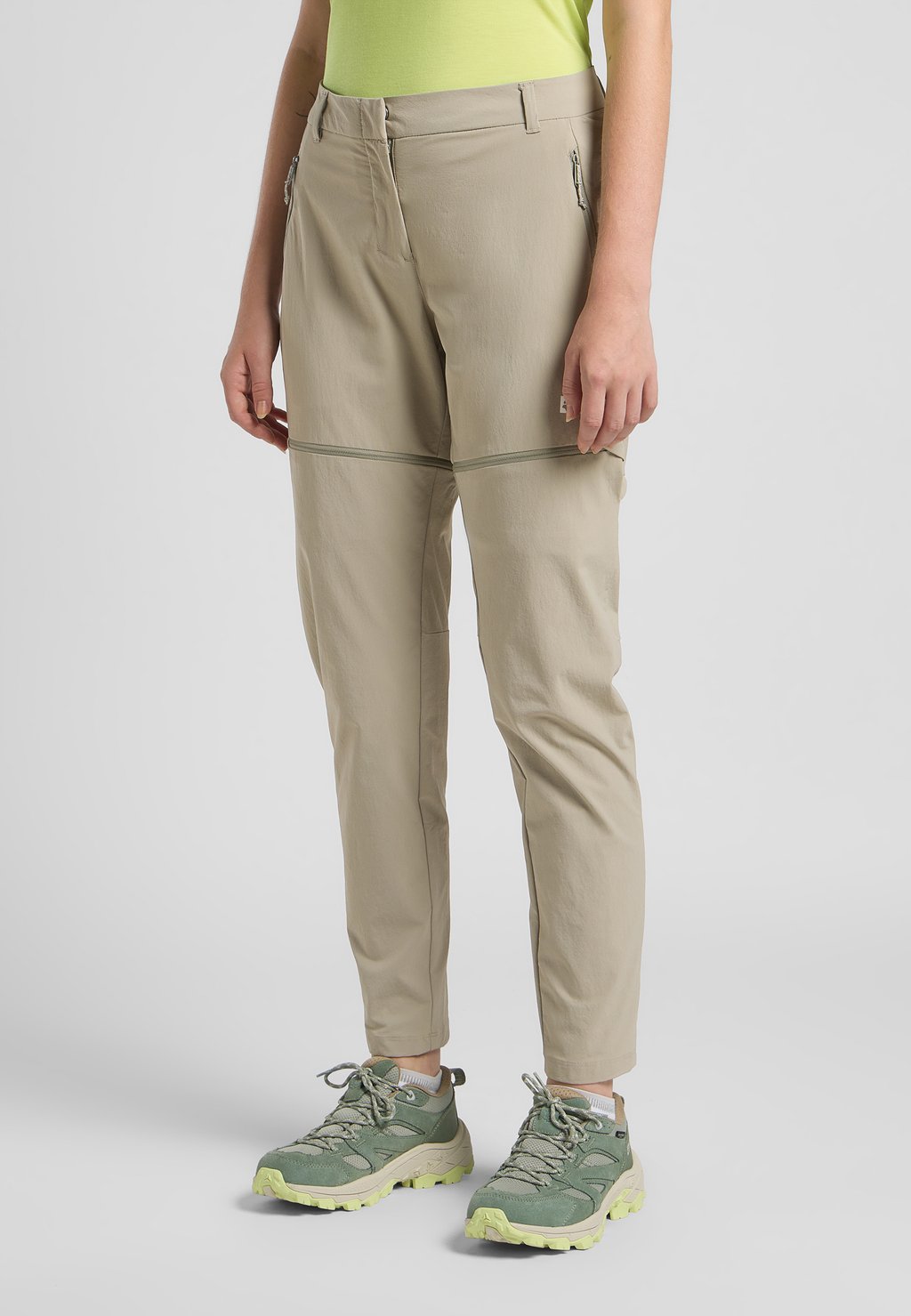 

Брюки для активного отдыха HIKEOUT ZIP OFF Jack Wolfskin, серый