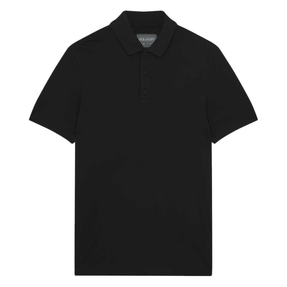 

Поло Lyle & Scott Tonal Eagle Tech, черный