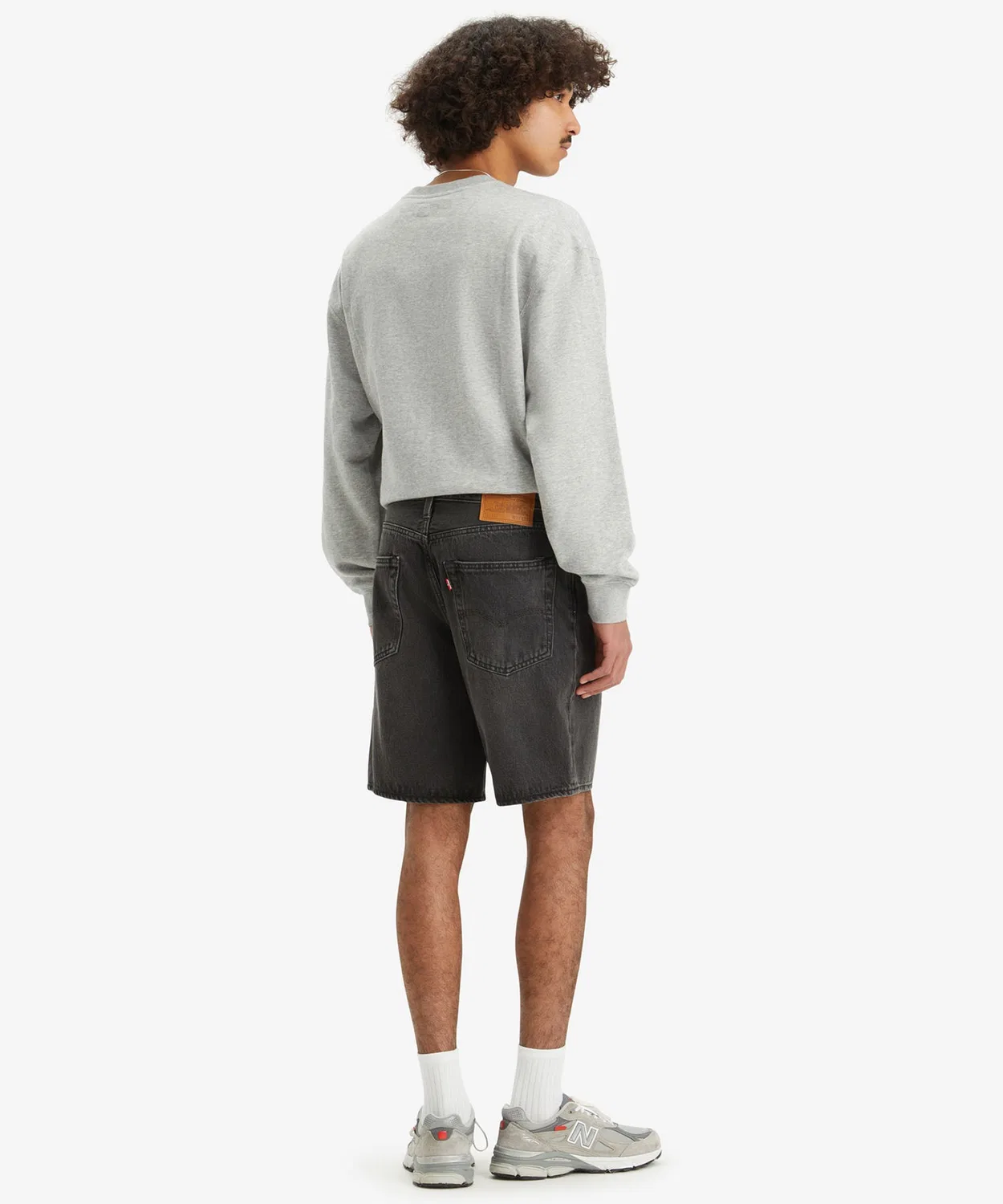 Шорты свободные Levi's 468 Loose с технологией WE GOT MOTION, чёрные — фото 3