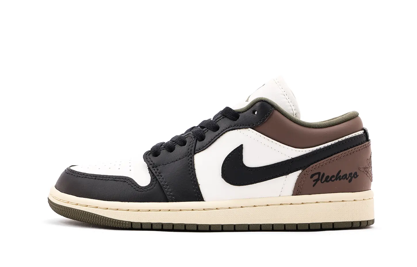 

Jordan Air 1 Cushioning, износостойкие низкие винтажные баскетбольные кроссовки Unisex черные коричневые