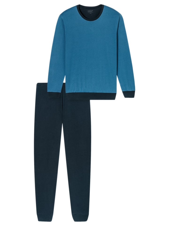 

UNCOVER BY SCHIESSER Простая пижама синего цвета