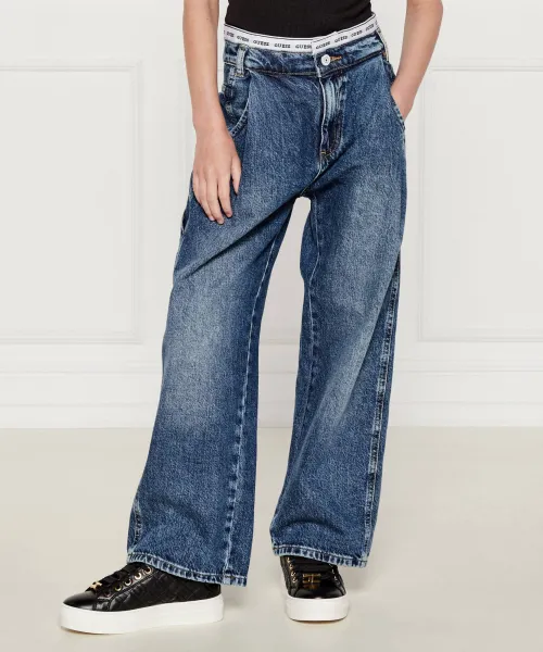 

Жесткие джинсы Relaxed fit Guess, синий