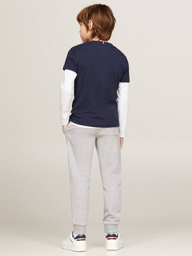 Детская футболка Essential с логотипом из органического хлопка Tommy Hilfiger, Twilight Navy — фото 2