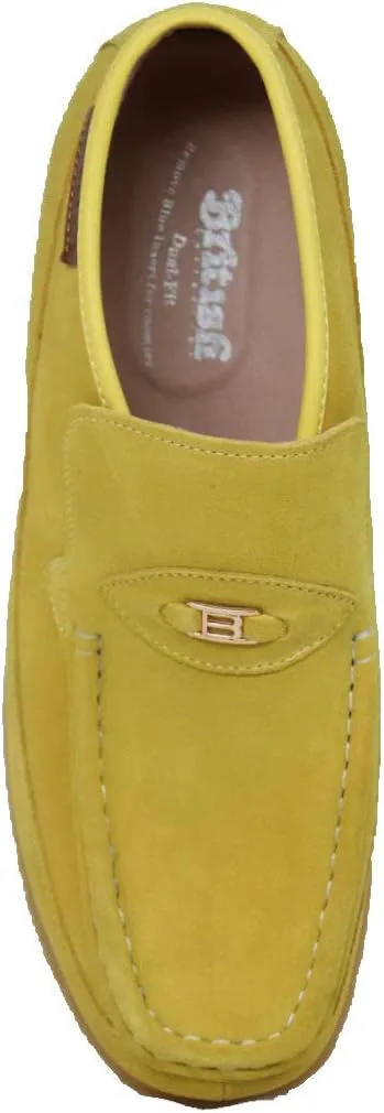 

Мужские кожаные туфли British Collection BWB длиной до щиколотки, желтый