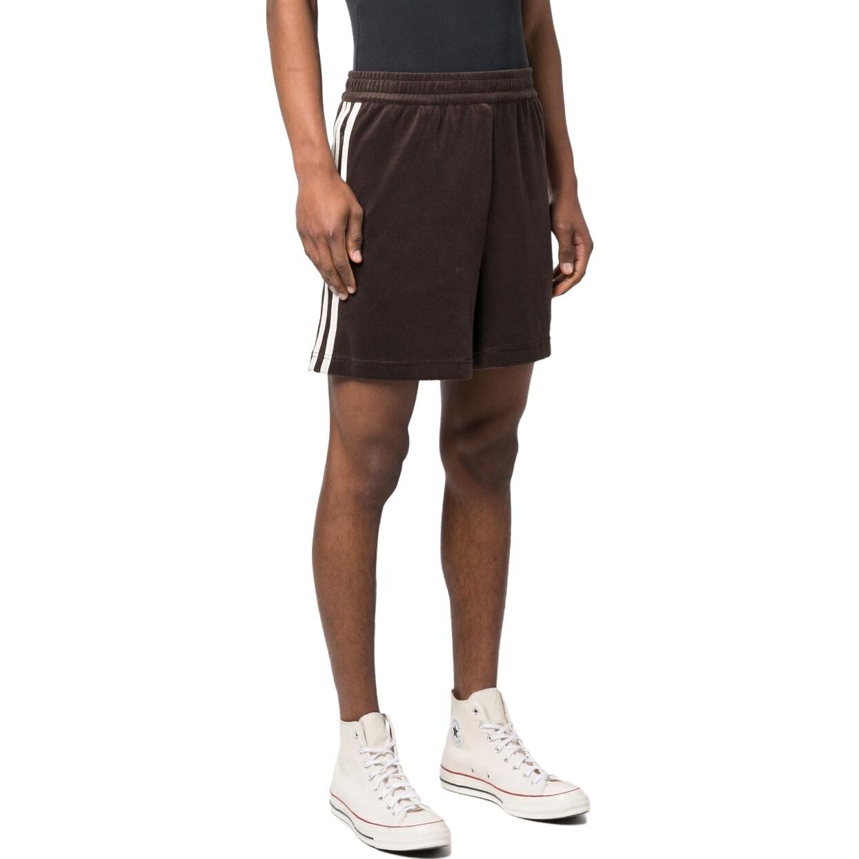 Шорты Adidas X Wales Bonner Towel Adidas Originals, цвет Coffee — фото 4