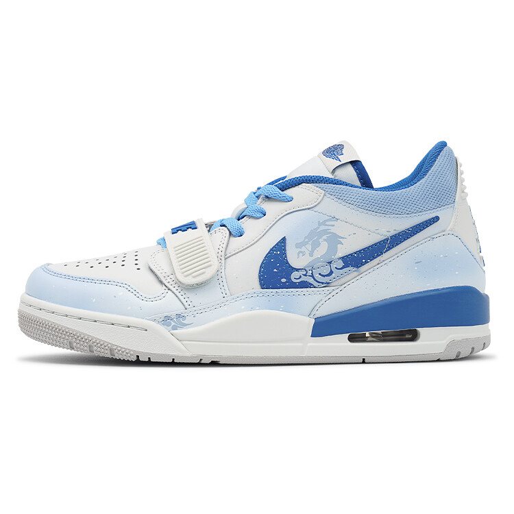 

Кроссовки Jordan Legacy 312 Vintage Basketball Shoes Men Low-top Blue, синий