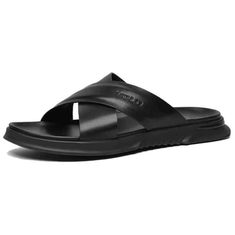 

VOLO Сандалии-тапочки мужские, черные