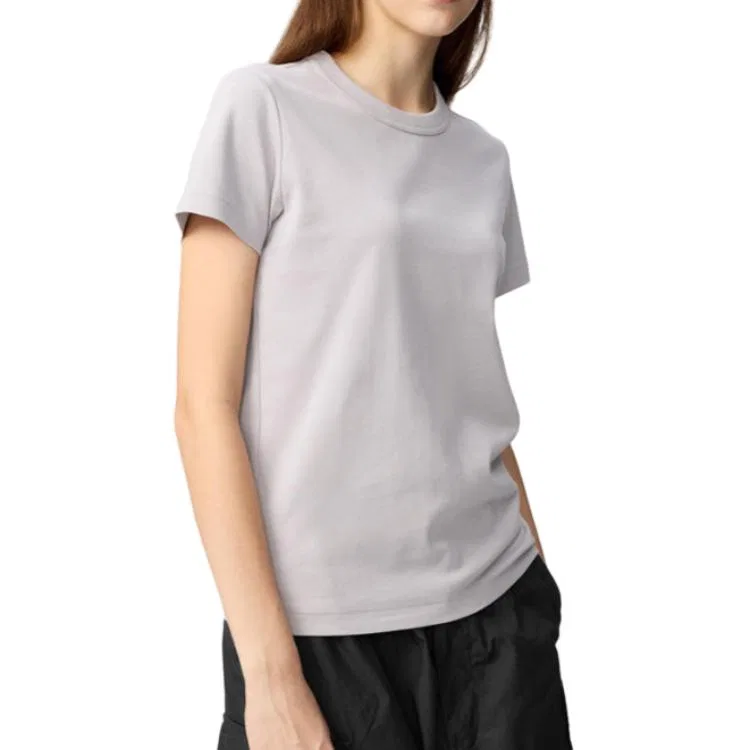 Футболка женская Light Purple с круглым вырезом UNIQLO