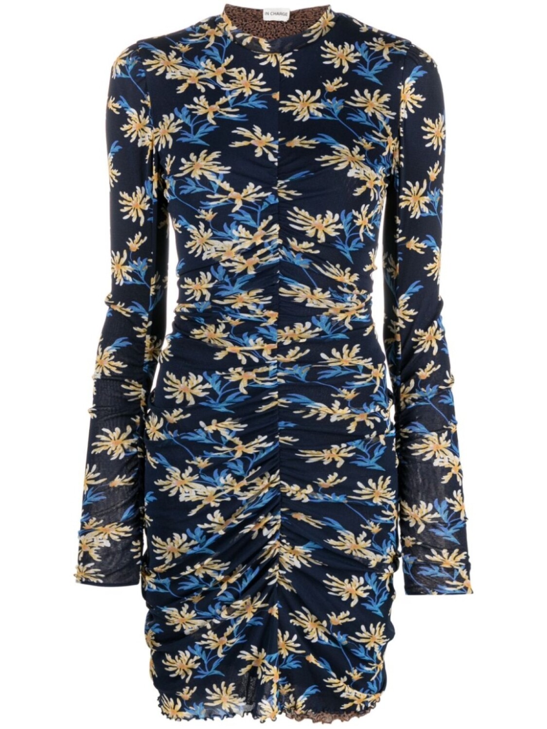 

Diane Von Furstenberg двустороннее платье мини Azula Paris с цветочным узором, синий