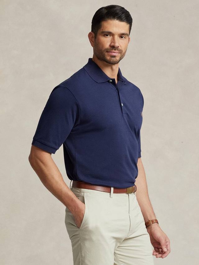 

Хлопковая поло с коротким рукавом Regular Fit Ralph Lauren, Refined Navy