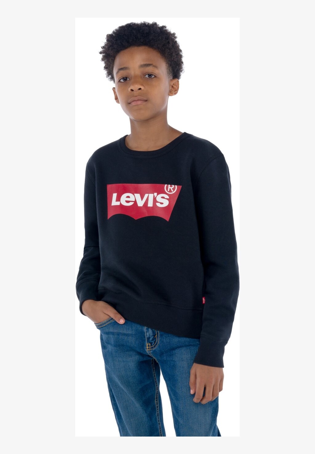 

Толстовка BATWING CREWNECK Levi's, цвет black