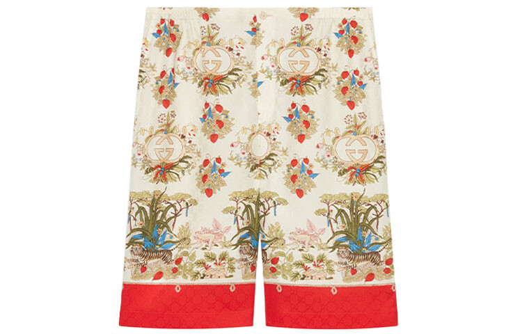 

Повседневные шорты мужские Off White Gucci, кремовый