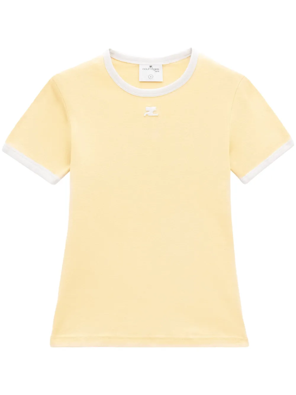 

Футболка Reedition Courrèges, желтый