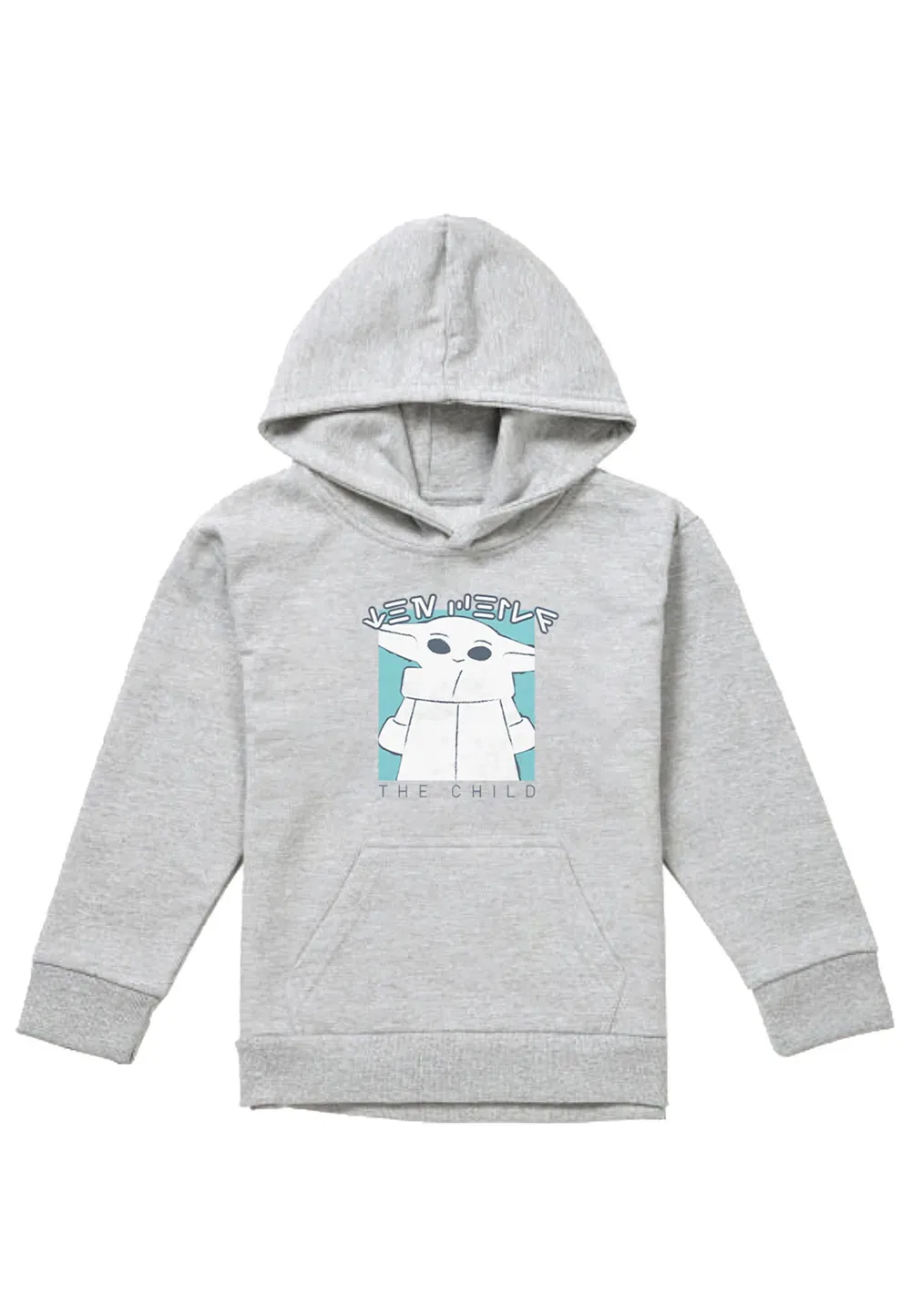 Детский худи Star Wars The Child, Athletic Heather Disney, серый