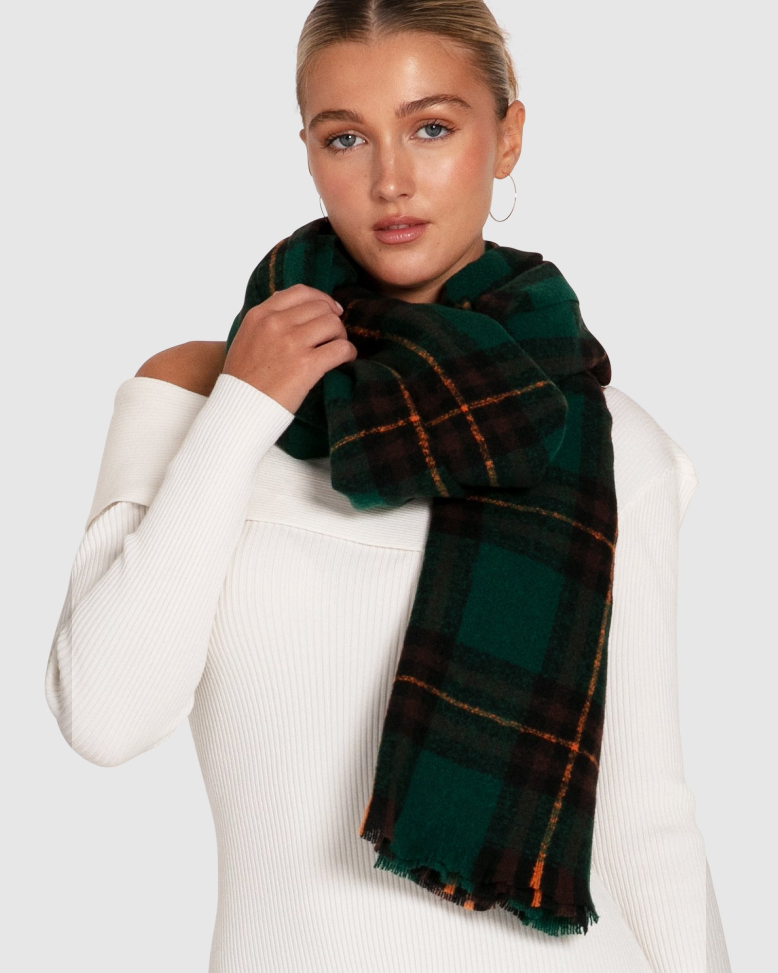 

Шарф «Я буду ждать» Belle&Bloom, цвет green plaid