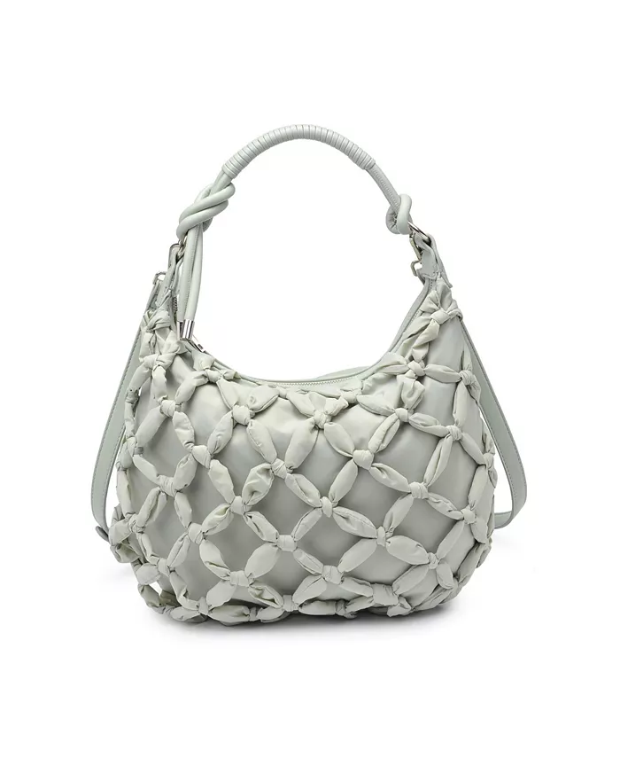 

Сумка-хобо Leslie Knotted Moda Luxe, зеленый