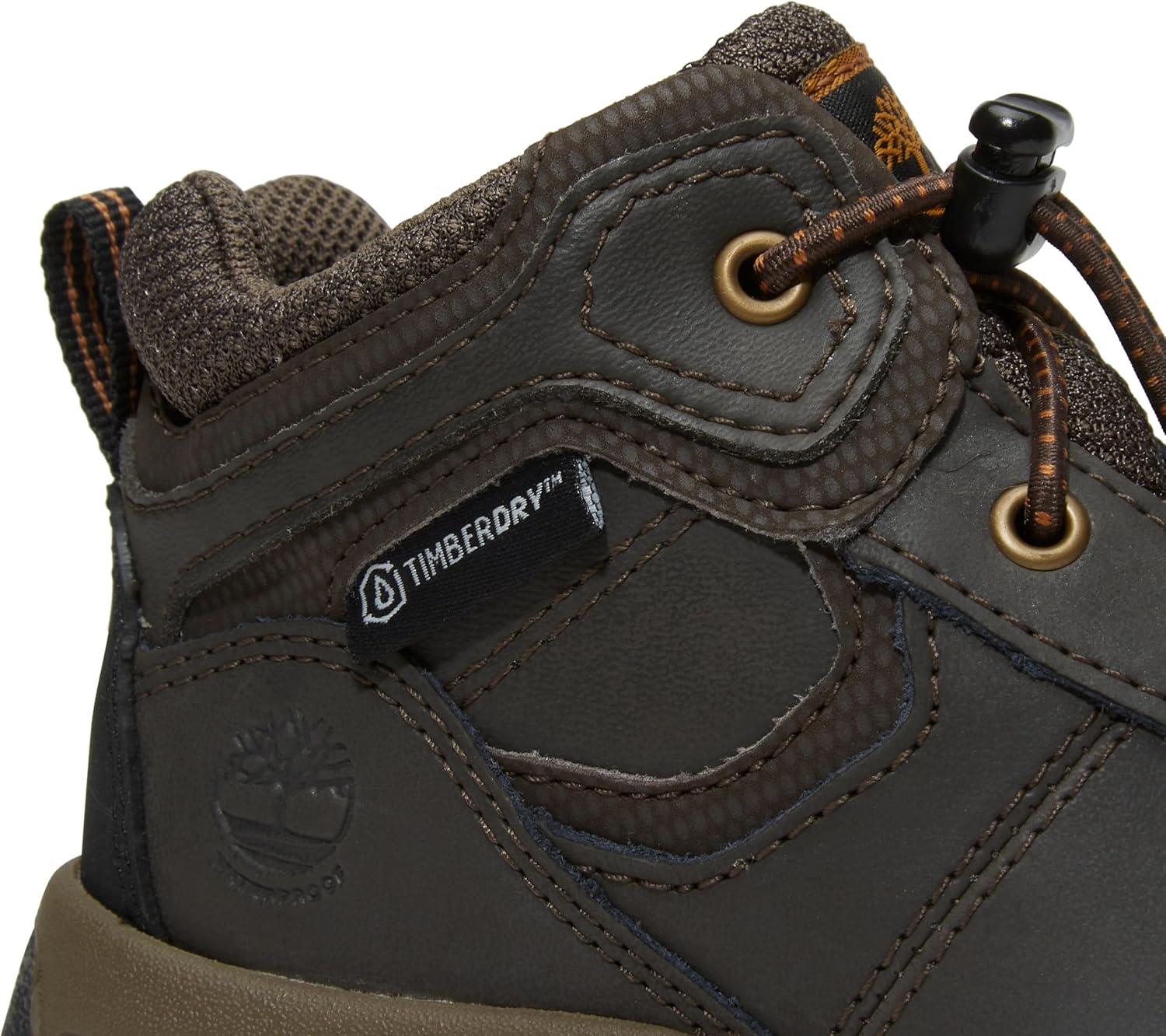 Водонепроницаемые походные ботинки Timberland унисекс для детей Mt. Maddsen Mid, темно-коричневый — фото 2