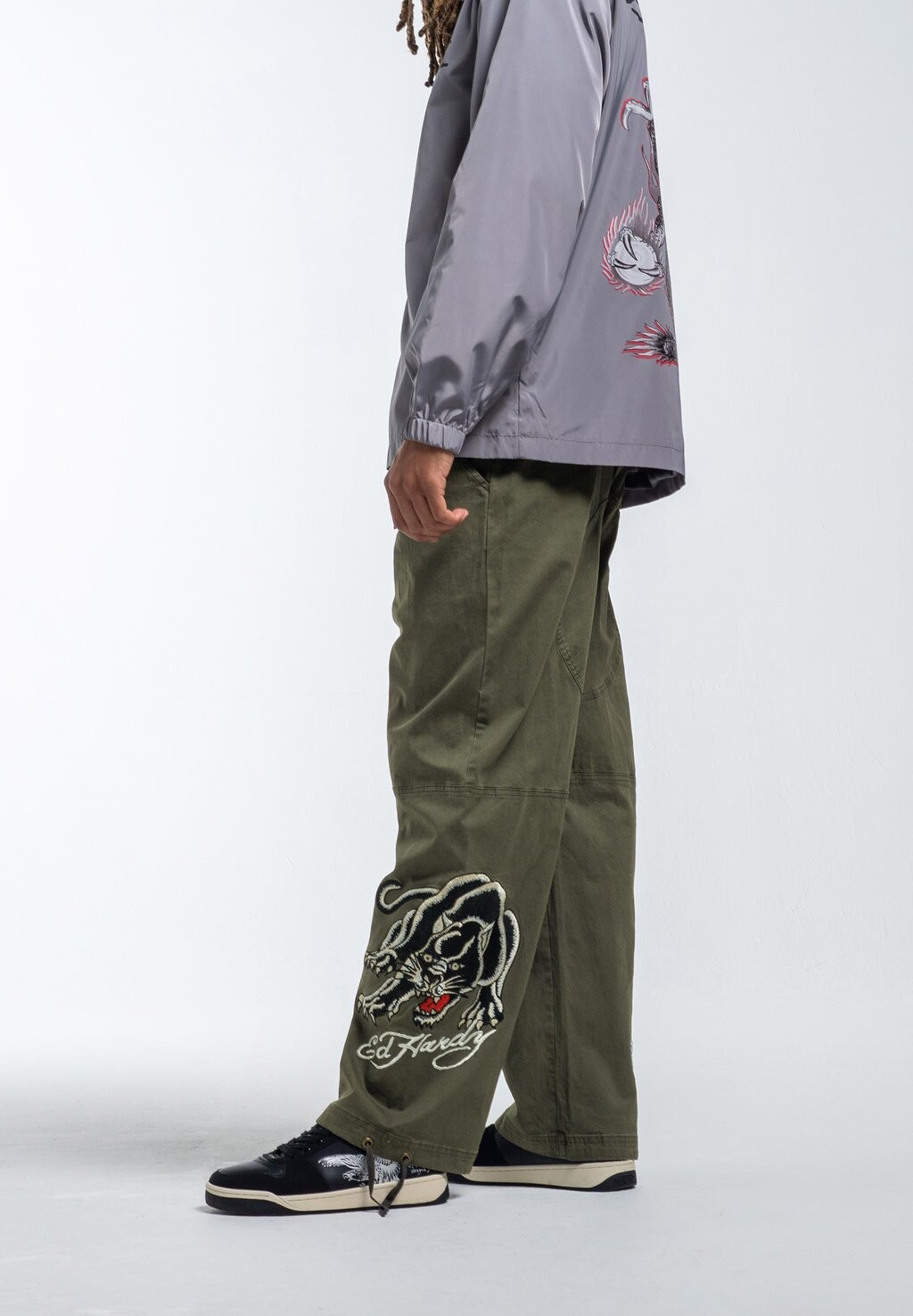 

Спортивные брюки PANTHER TECH Ed Hardy, зеленый