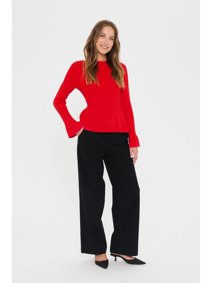 

SAINT TROPEZ Вязаный свитер MadelenaSZ приталенного кроя, цвет «китайский красный»