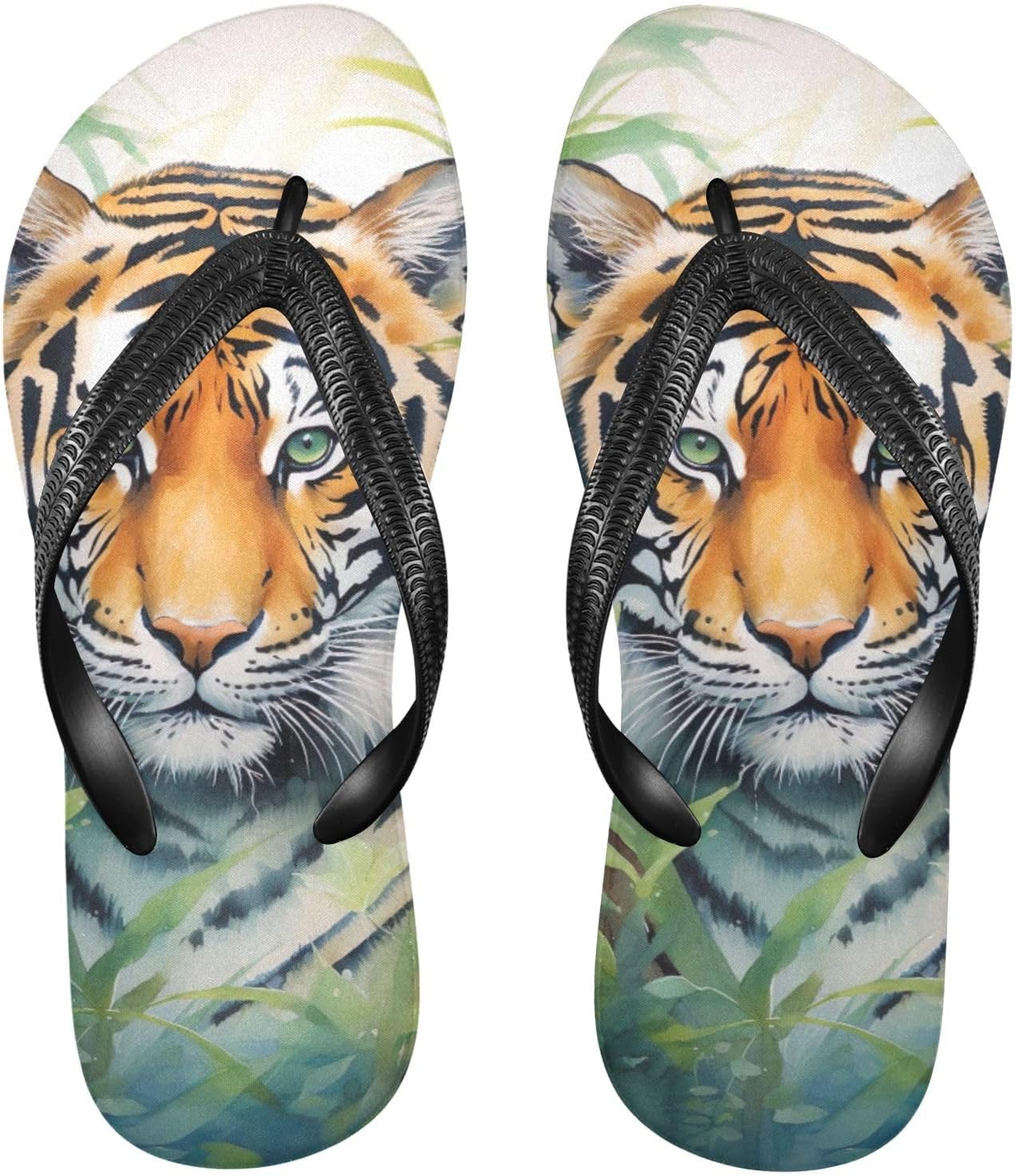 

Пляжные летние сандалии Tiger Flip Flop для женщин и мужчин, шлепанцы для душа 20856905 Kfbe