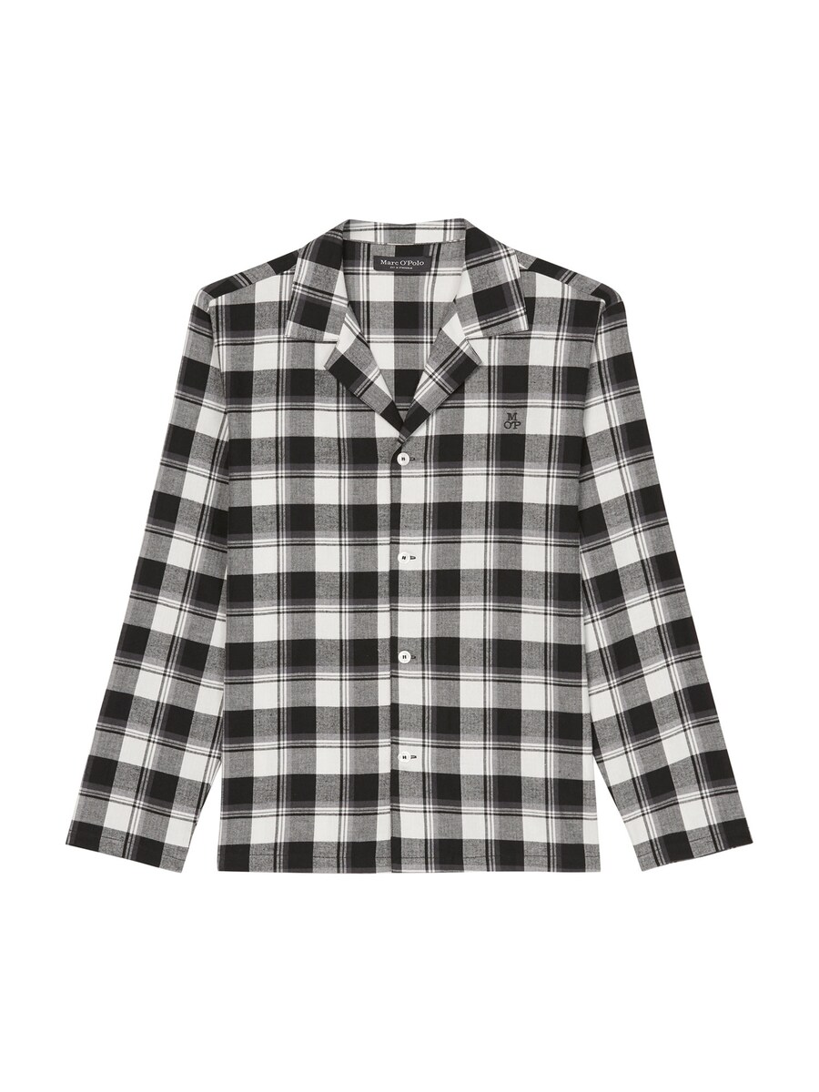 

Рубашка Marc O'Polo Homey Flanell, черный/белый