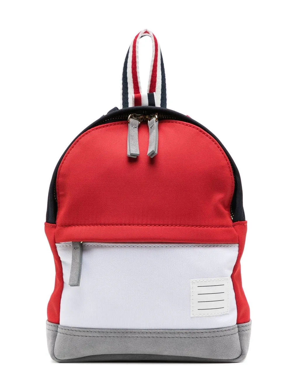 

Рюкзак в стиле колор-блок Thom Browne Kids, красный