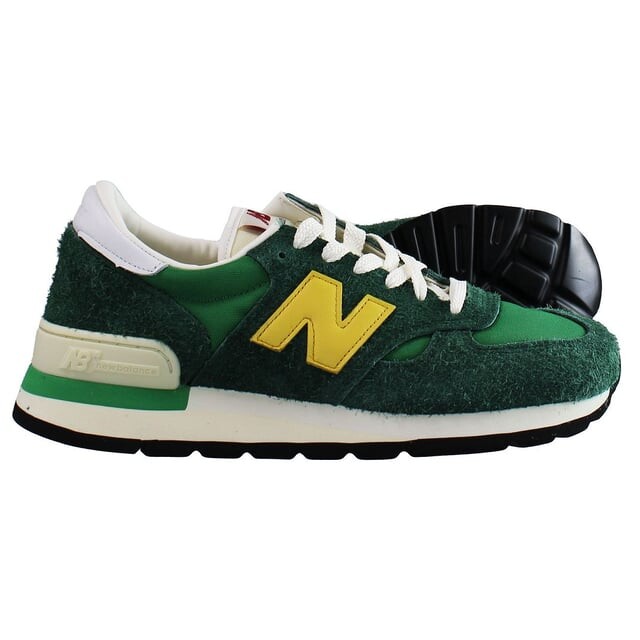 Мужские зеленые кроссовки New Balance 990v1 New Balance, зеленый — фото 4