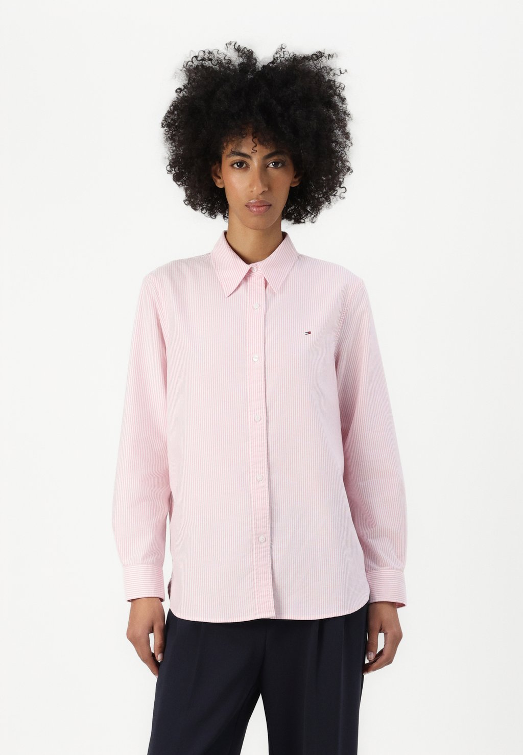 

Блузка на пуговицах OXFORD Tommy Hilfiger, розовый