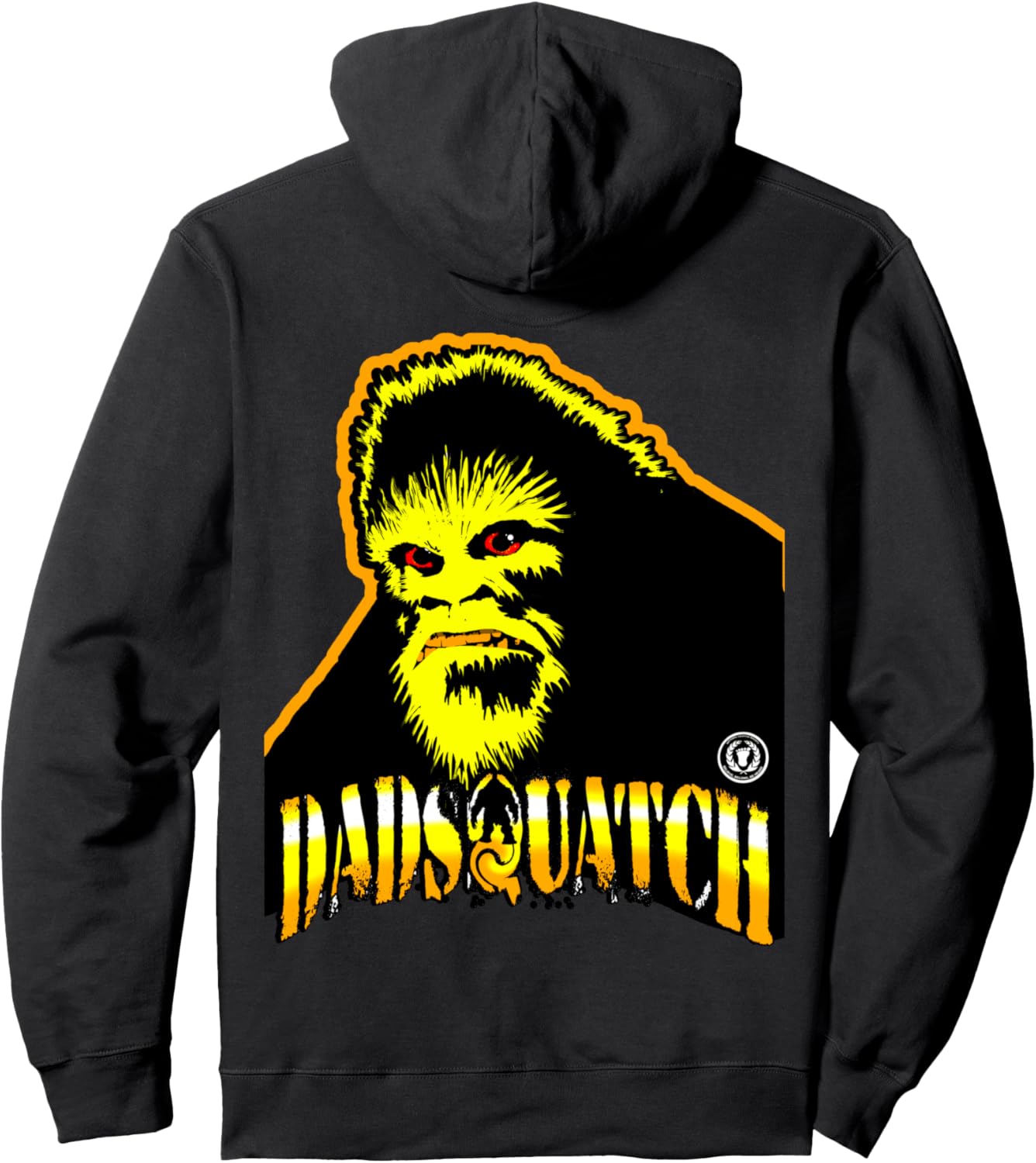 

Забавная толстовка с надписью Mad Dadsquatch Bigfoot Dad Sasquatch в подарок на День отца National Cryptid Society, черный