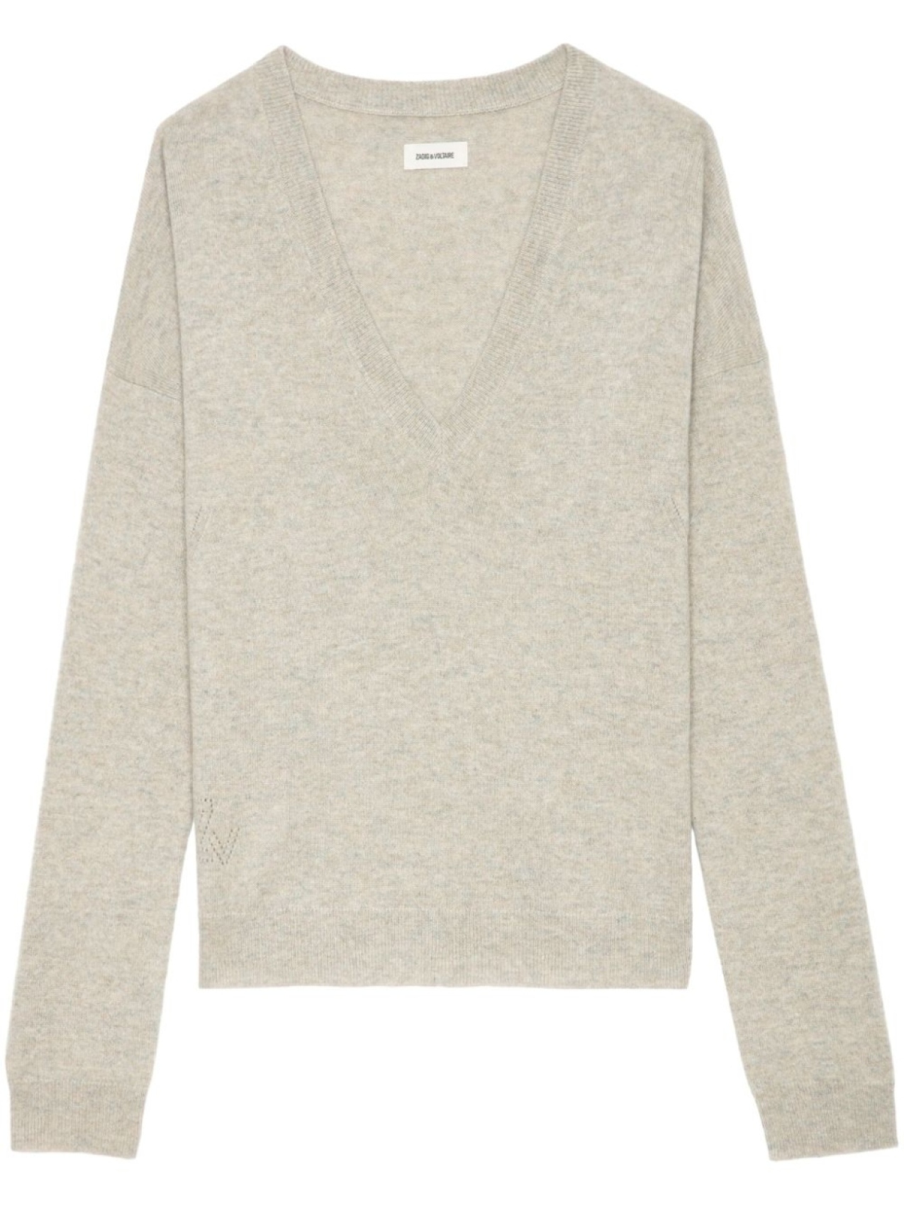 

Zadig&Voltaire джемпер Vivi с нашивкой, нейтральный цвет