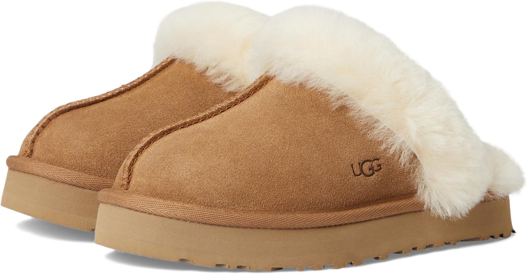 

Тапочки UGG Kids Disquette, цвет Chestnut