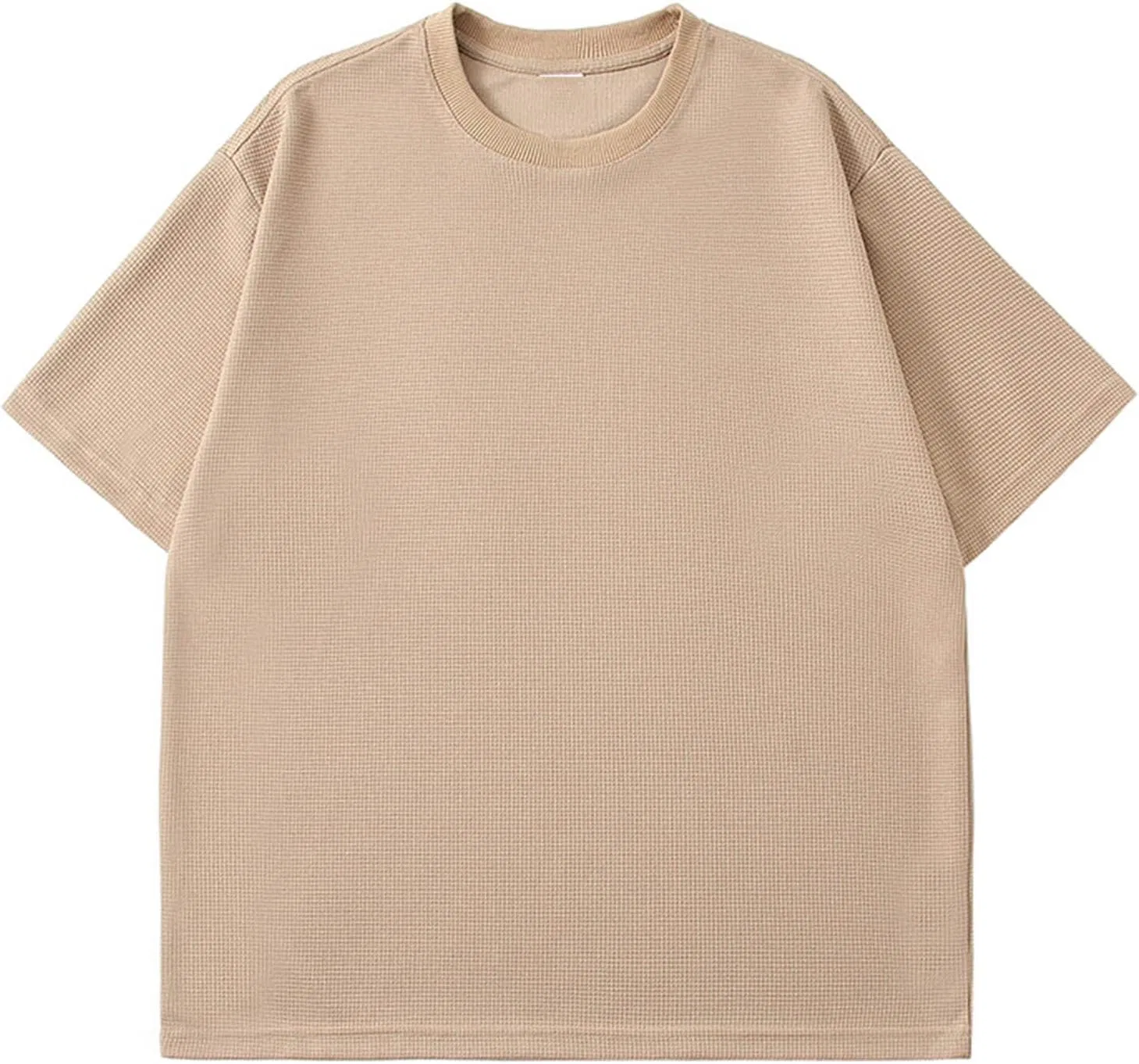 Футболка оверсайз, хлопок, Generic, Khaki