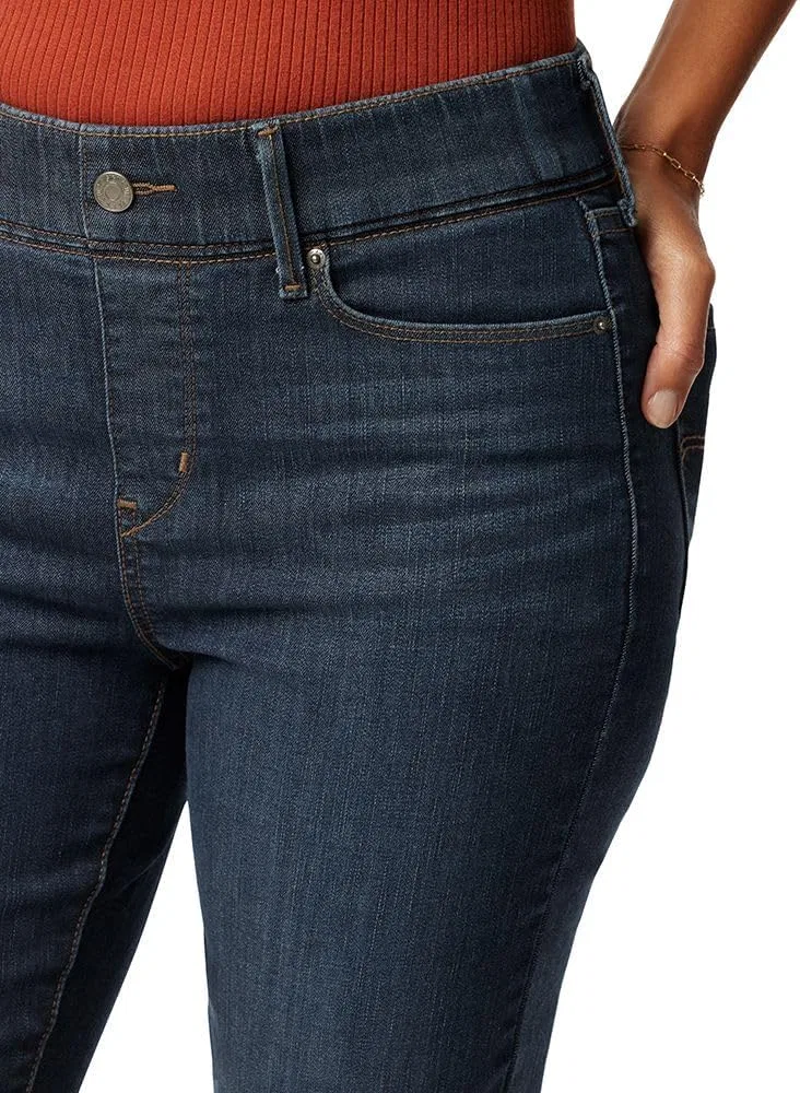 Женские джинсы Levi's Gold Totally Shaping Ultimate Ankle Straight Mid-Rise Stretch Denim — фото 4