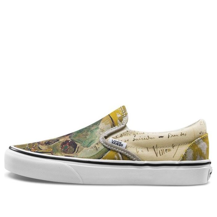 

Кроссовки Vans x Vincent Van Gogh Slip-On 'Skull' VN0A38F7U48, желтый