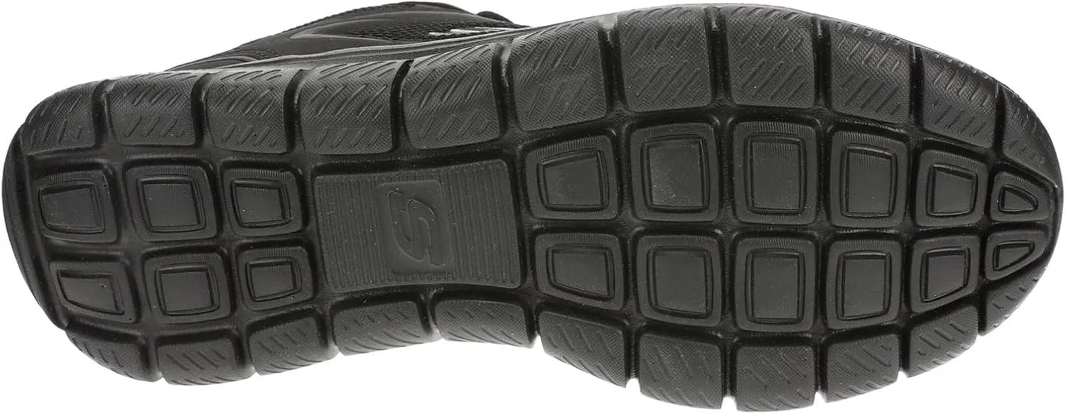 Мужские кроссовки Skechers Hands-Free Slip-ins Track Trainers, Black Leather Mesh Pu — фото 3