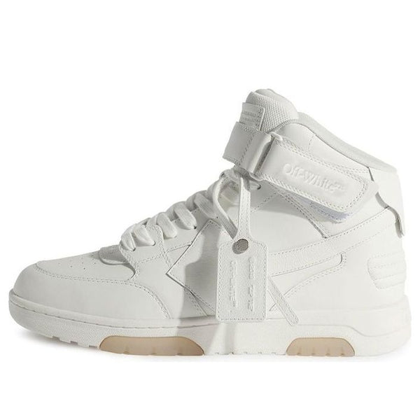 

Кроссовки out of office leather hightop sneaker 'white' Off-White, белый