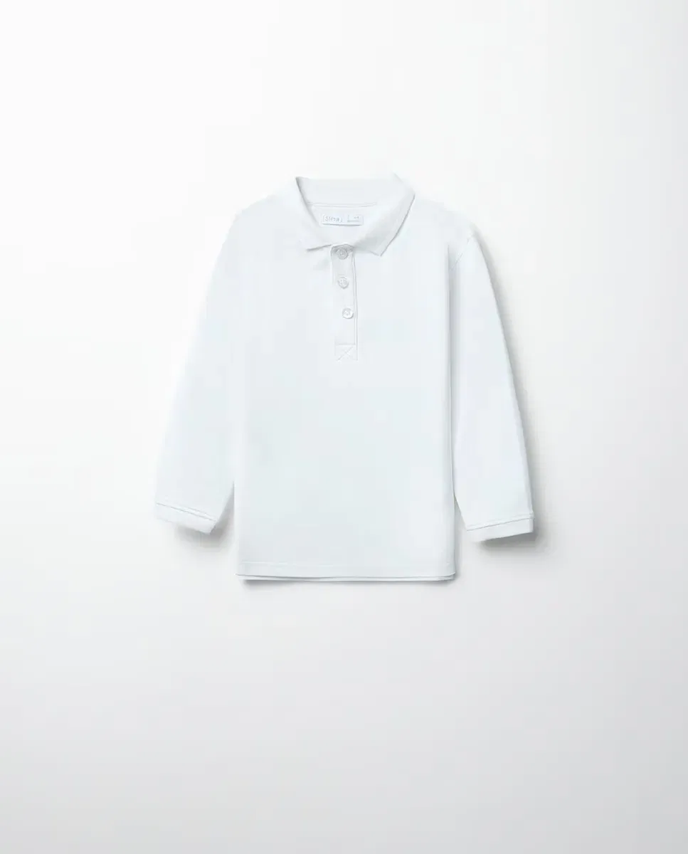 Детское поло для мальчиков Sfera, Blanco Roto