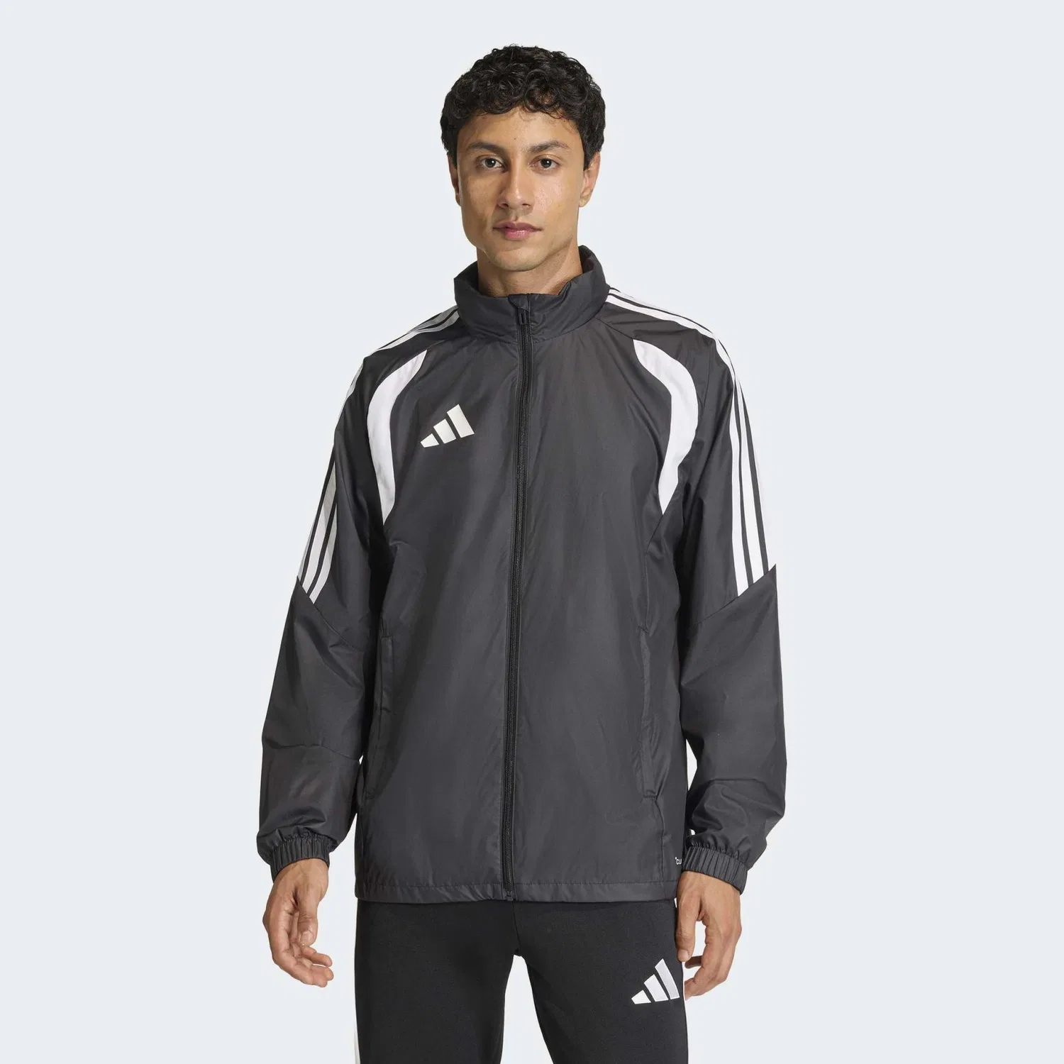 Мужская ветровка Tiro 26 League adidas, Black/White — фото 2