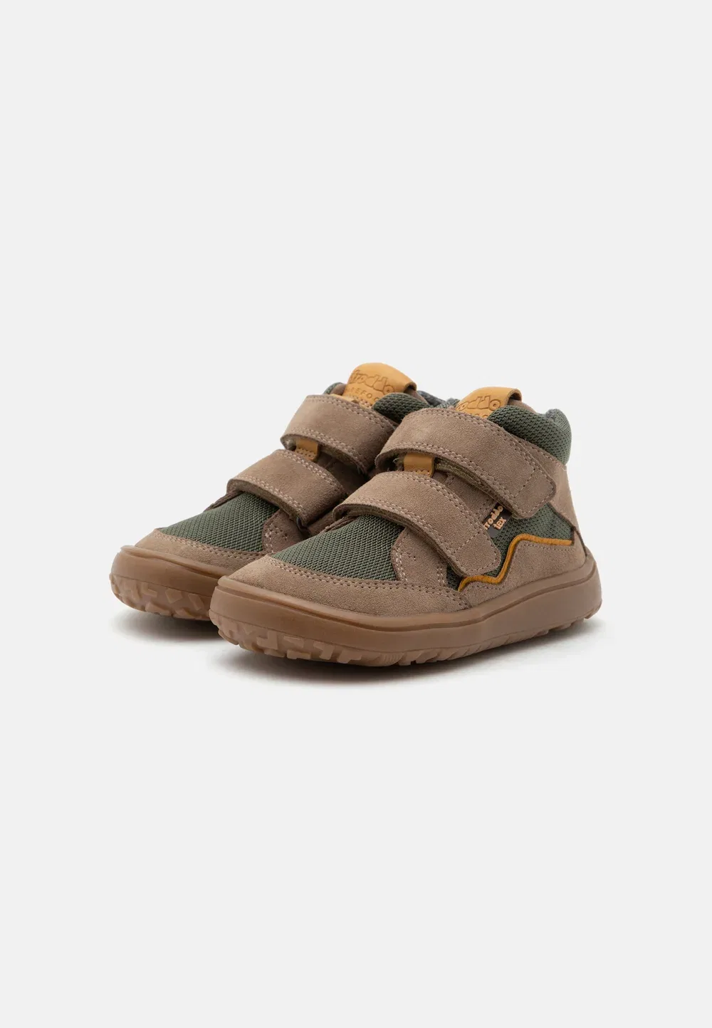 Осенние высокие кроссовки Barefoot Tex Froddo, Beige — фото 2