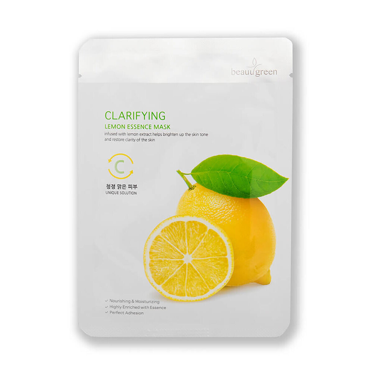 

Beauugreen Lemon осветляющая тканевая маска для лица, 23 г