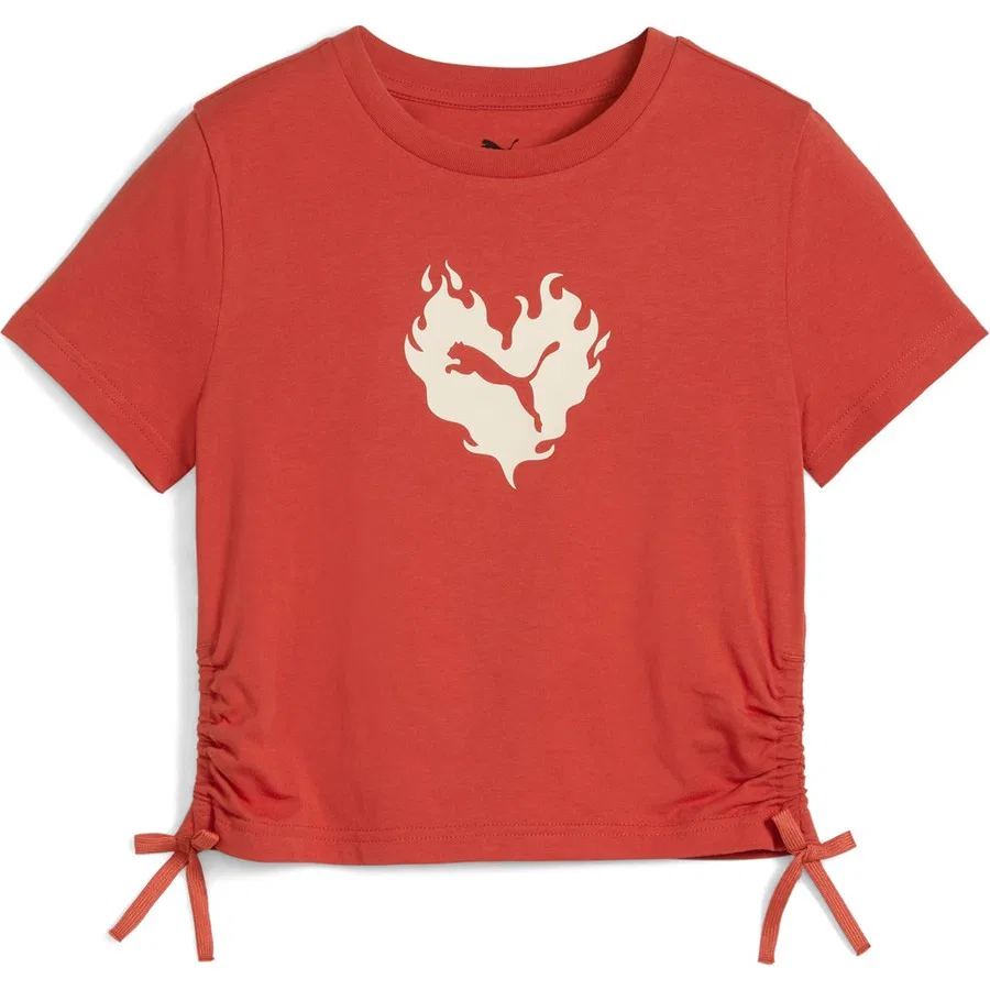 Футболка с завязкой Flaming Love Knotted Tee Puma, Бежевый