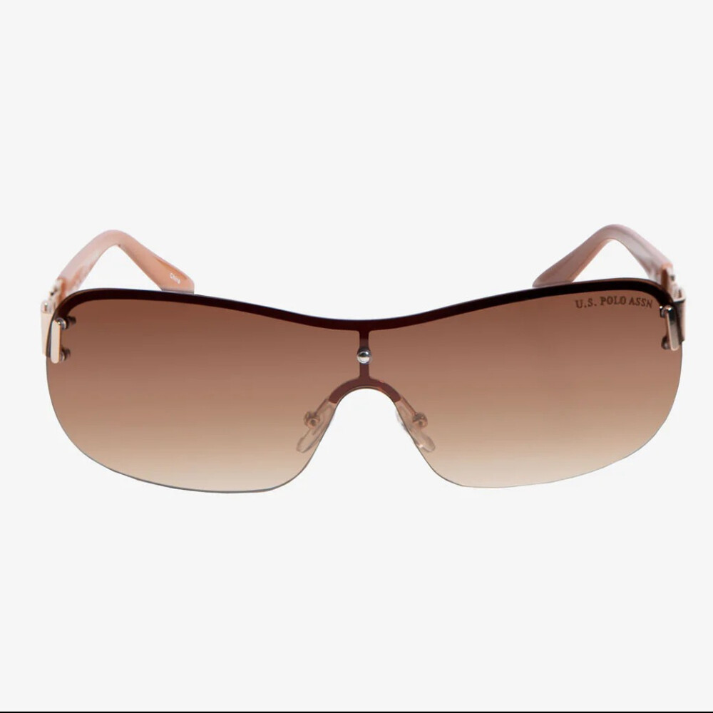 

Солнцезащитные очки U.S. Polo Assn. Stylish Shield, золотой нюд