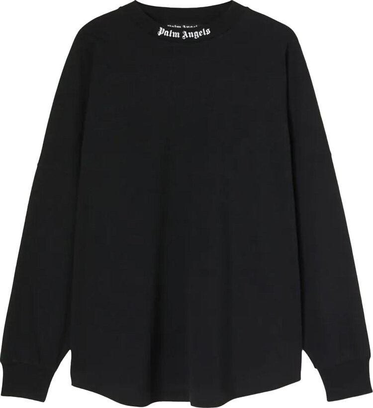 

Футболка Palm Angels Classic Logo Over Tee 'Black/White', черный